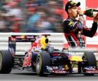 Себастьян Феттель - Red Bull - Сильверстоун Гран-при Великобритании (2011) (2-е место)
